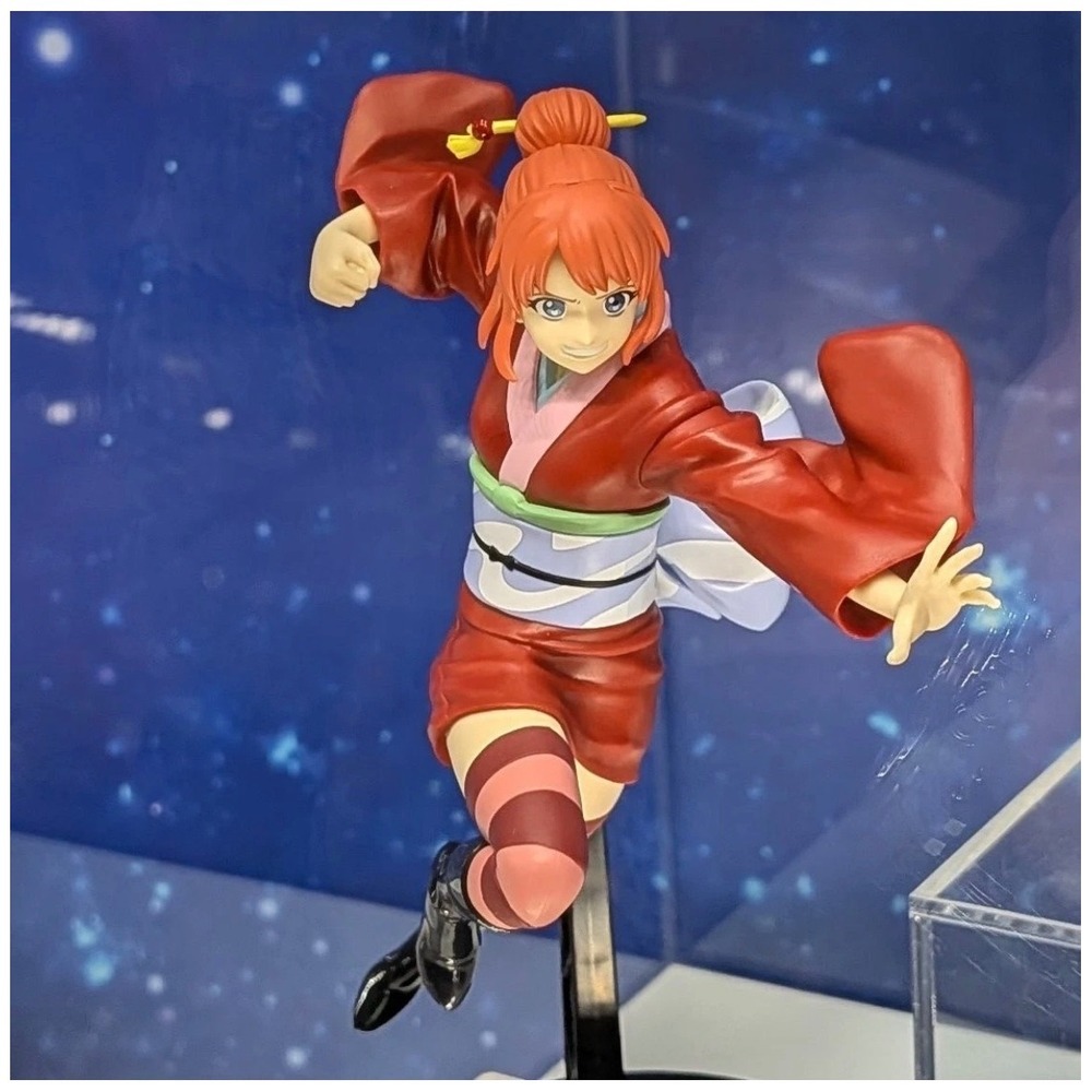 Banpresto Gintama Kagura Figure Red New Kimono Action Pose US Seller